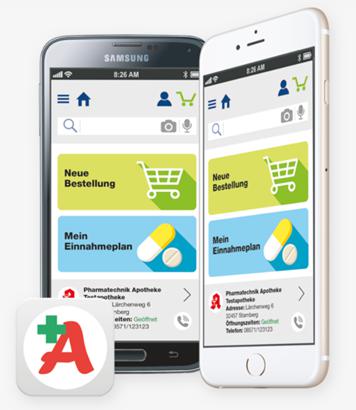 Für Ihren Online-Kontakt zu uns. App Meine Apotheke